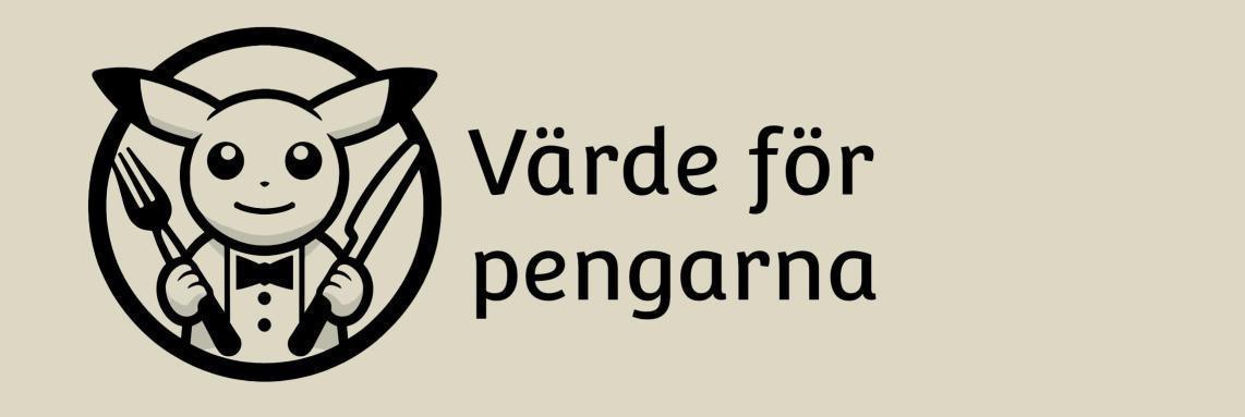 Restauranger i Sverige med bra värde för pengarna Restauranger i Sverige med bra värde för pengarna