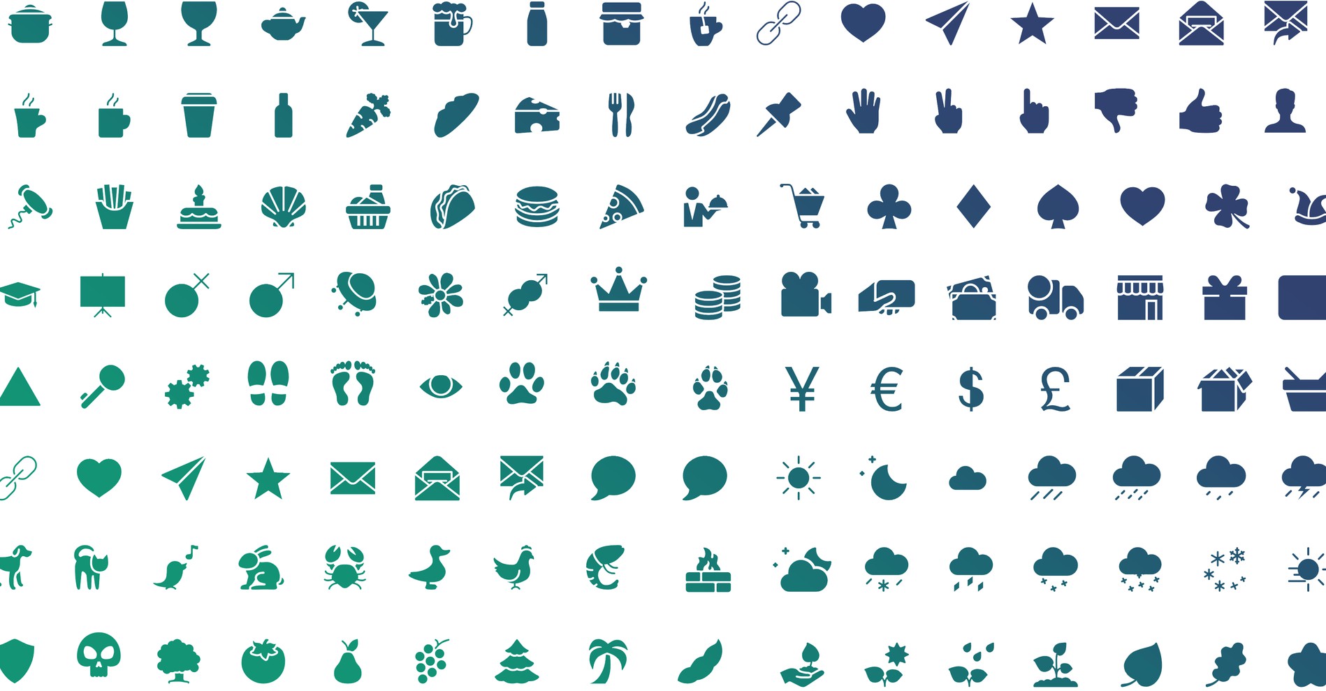 Una librería con 3000 iconos