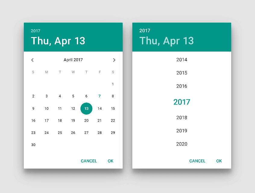 Android Date & Year picker