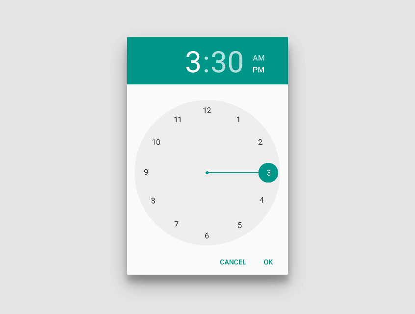 Android Time picker