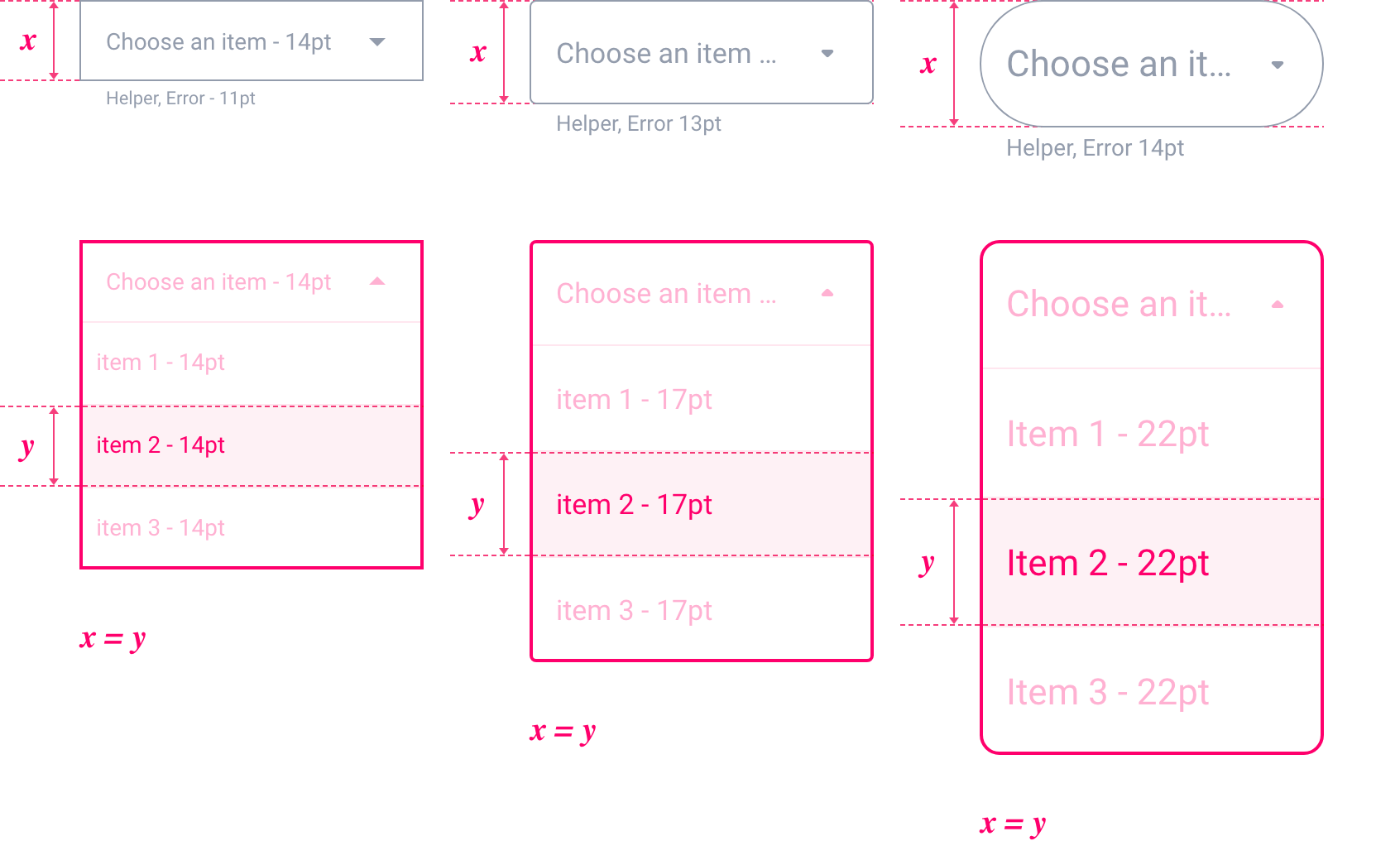 Dropdown GoodBarber's Design System