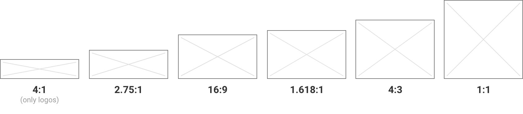 Images Aspect Ratios | GoodBarber's Design System