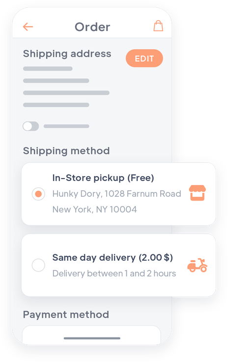 Create a Grocery Delivery app - Online Grocery app builder