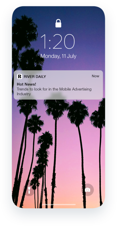 Push notifications for News App