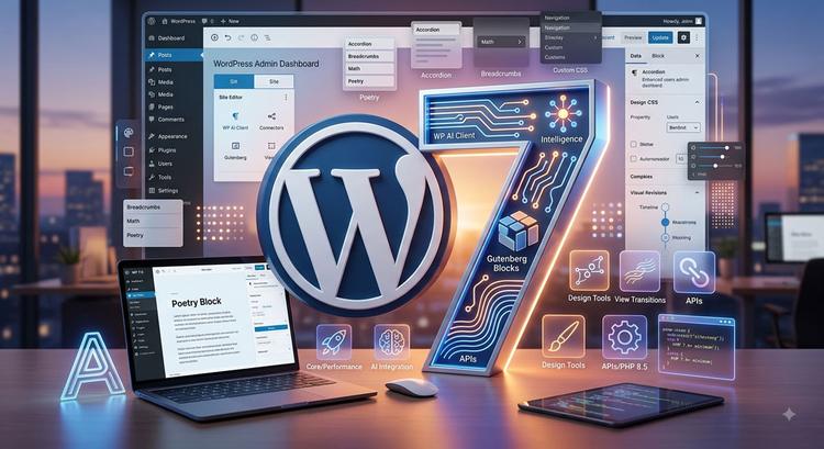 ما الجديد في WordPress 7.0؟ تعرف على أبرز المزايا والتغييرات في الإصدار الجديد