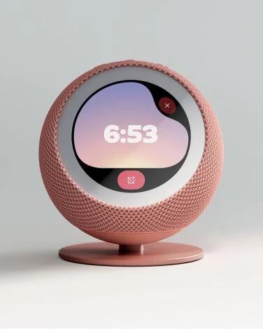 amazon echo time smart alarm on stand