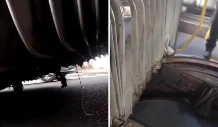 VÍDEO: ônibus articulado quebra ao meio e passageiros abandonam veículo em Campinas