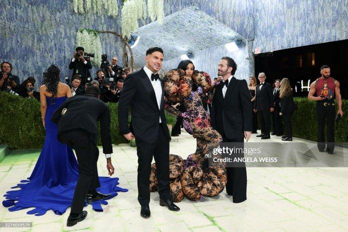 Caribbean roots rapper Cardi B at the 2026 MET Gala