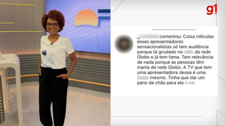 Ângela Bispo, apresentadora da TV Clube, é alvo de comentário racista em rede social: "Não podemos mais silenciar"