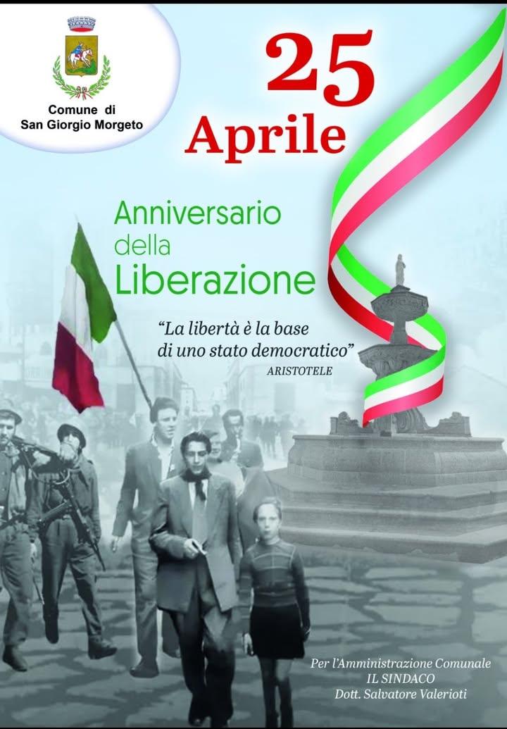 Buona festa della liberazione . Preservare la libertà e la democrazia è un dovere per tutti . Ai nostri giovani soprattu...