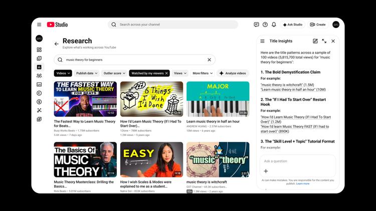 YouTube Insight Research