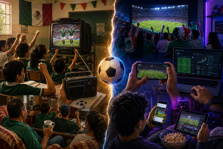 ¿Recuerdas cuando ponían una televisión en el salón para ver a México? Así se vivía el Mundial antes de los celulares y el streaming.