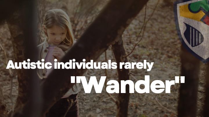 Autistic Individuals RARELY "Wander":  4 Questions to Jumpstart Your Search