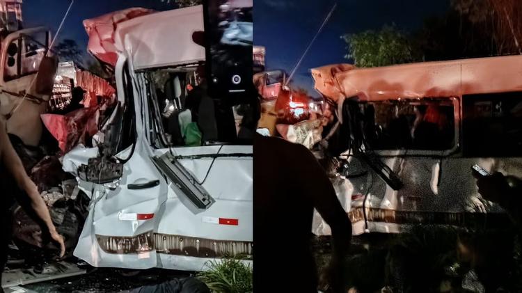 Acidente entre van e caminhão deixa seis mortos na BR-010, no Pará