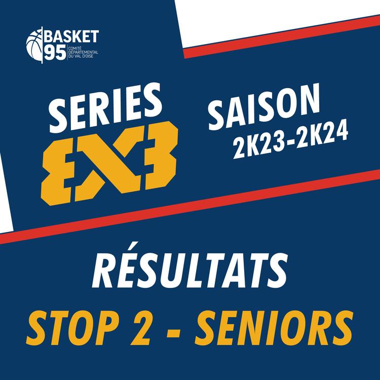 [Series 3×3 – Résultats Stop n°2 – Seniors]