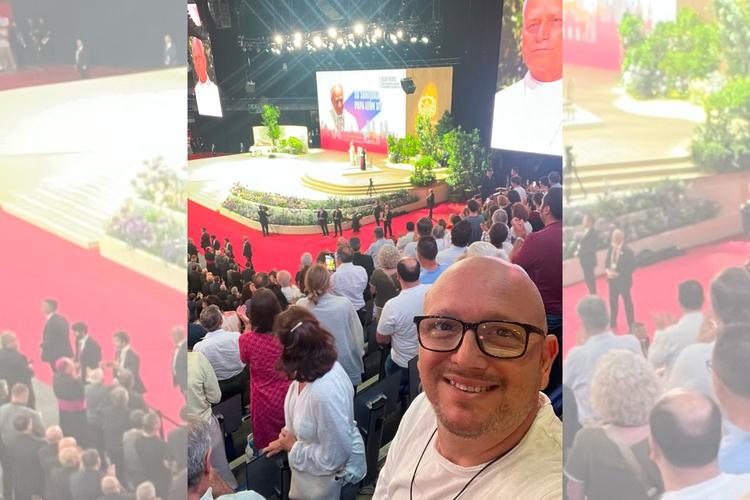 Chenchu Pérez, tras el encuentro "Tejer redes": «Llego mucho más lleno de Dios»