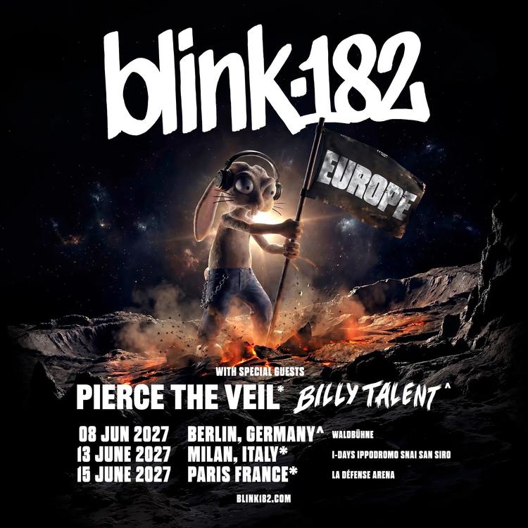 Blink-182 de retour à Paris en juin 2027 !