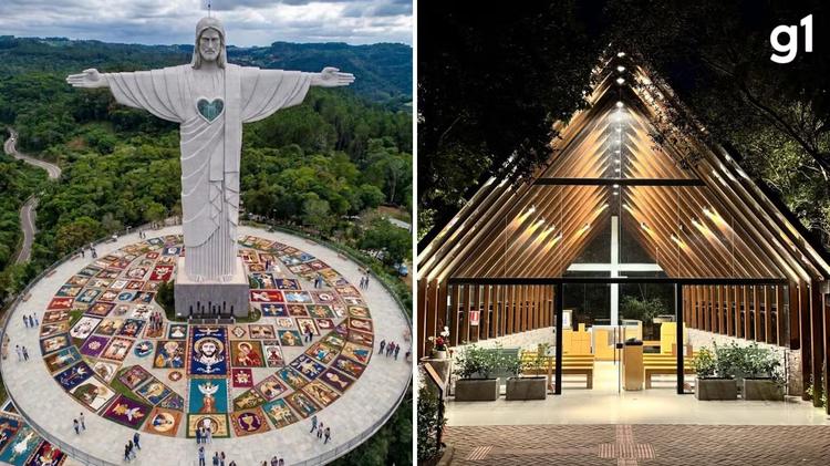 Cristo mais alto do Brasil terá tapetes de Corpus Christi pela primeira vez; veja programação do feriado
