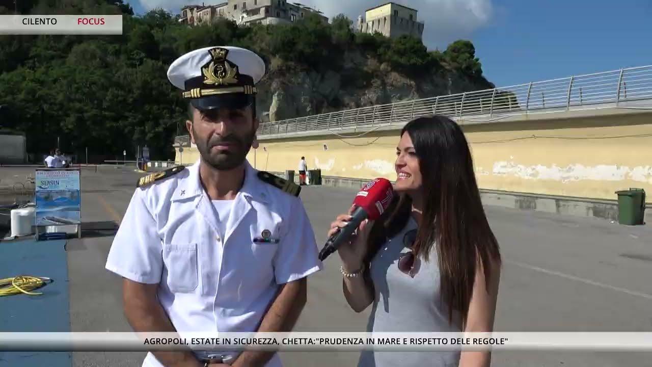 “Mari e Laghi Sicuri”: il comandante della Capitaneria di Agropoli, Vincenzo Chetta, spiega le regole per un’estate in sicurezza