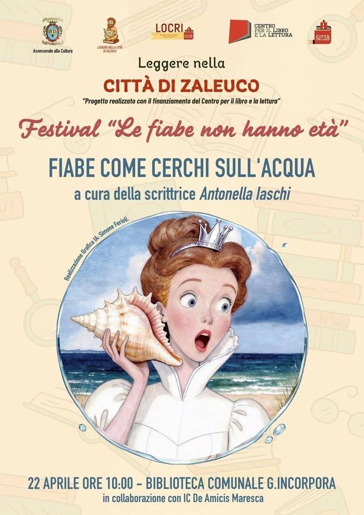 *📚✨  IL PROGETTO “LEGGERE NELLA CITTÀ DI ZALEUCO” presenta IL FESTIVAL "LE FIABE NON HANNO ETÀ". 💪Per il 5° anno nella...