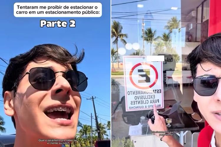 'Menino da Lei' é condenado a pagar R$ 30 mil após vídeo sobre estacionamento de imobiliária