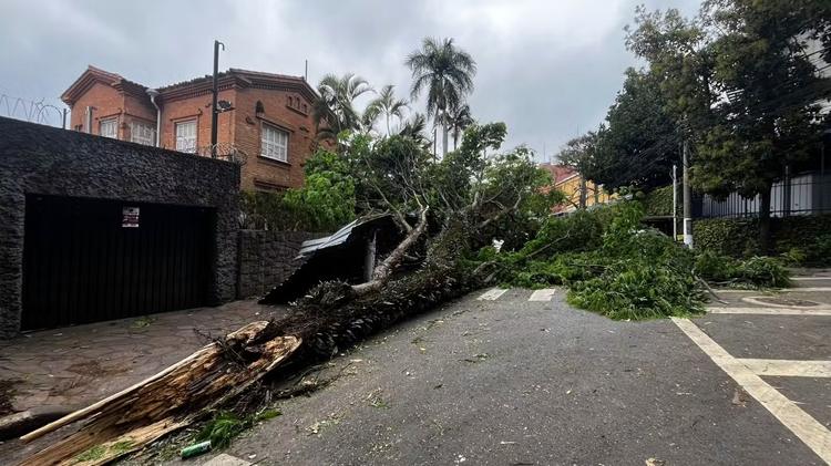 Inmet emite alerta para vendavais com rajadas de até 100 km/h em São Paulo e no Rio