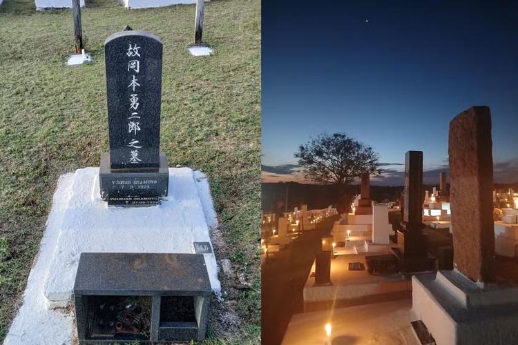 Ritual das Velas encerra Shokonsai no único cemitério histórico japonês do Brasil