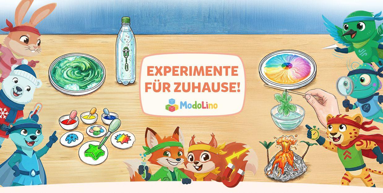 Modolino I Kostenlose Experimente für neugierige Kinder: entwickelt von einem Physiker