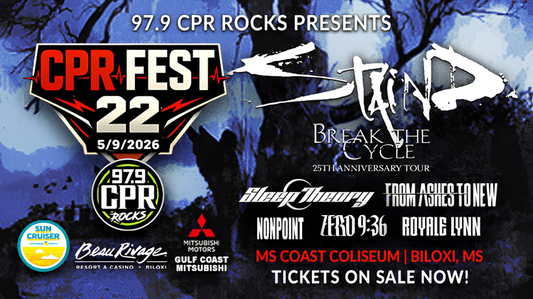 CPR Fest returns to Biloxi this Saturday with Staind as headliner