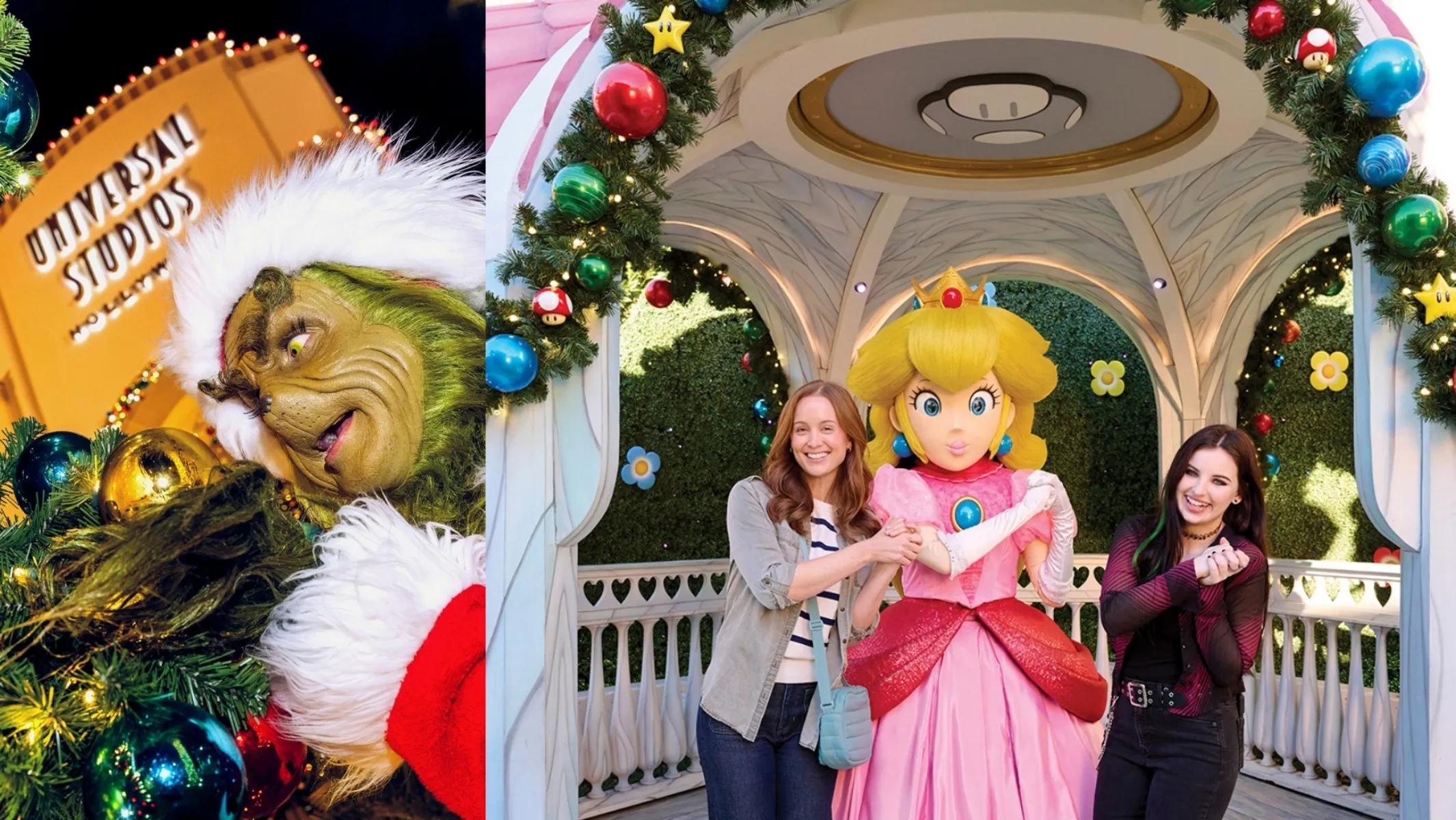 Déjate llevar por el Grinch con la diversión navideña en Universal Studios Hollywood