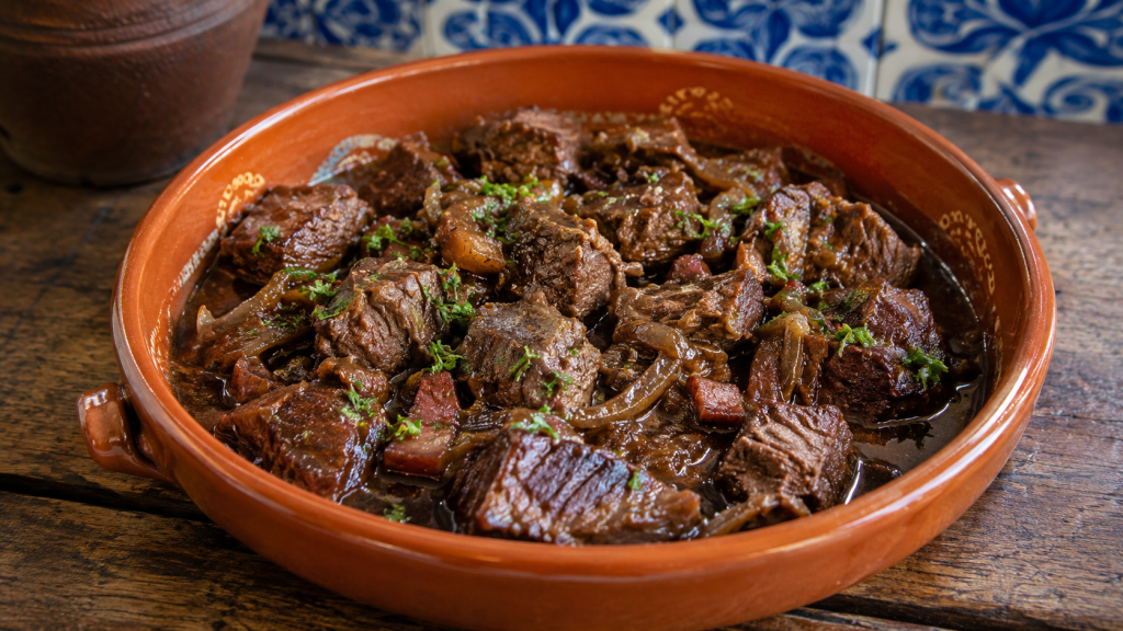 Alcatra à Moda da Terceira — Bœuf mijoté au vin façon Terceira
