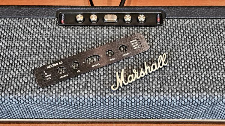 controls on marshall heston 60 soundbar