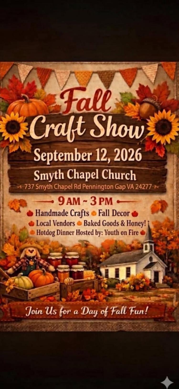 Smyth Chapel Church Fall Craft Show