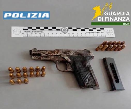 In casa con arma clandestina e munizioni: in carcere 38enne bitontino