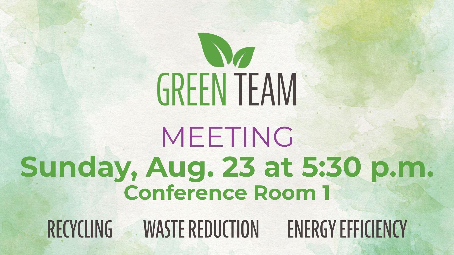 Join the Green Team