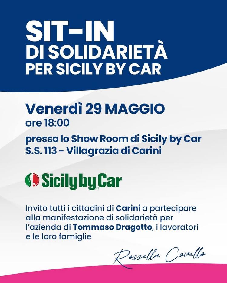 Vogliamo condividere l’invito del Sindaco di Carini, Rossella Covello, a partecipare al sit-in di solidarietà che si ter...