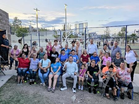 Alan Falomir se reúne con vecinos de El Saucito y lleva mensaje de unidad en el PAN