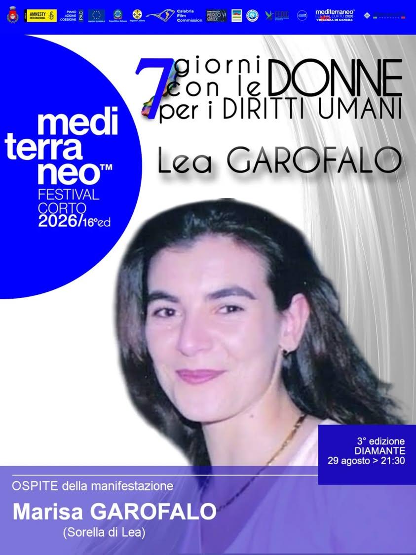 🏳️‍🌈 7 Giorni con le Donne per i Diritti Umani ♀️ III edizione 📌 Sabato 29 Agosto, ore 21:30   Incontro con Marisa Ga...