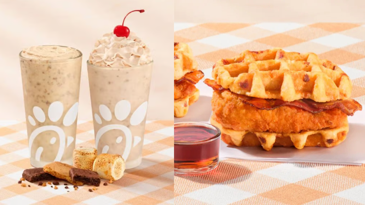 Chick-fil-A introduces chicken & waffles and s’mores milkshake