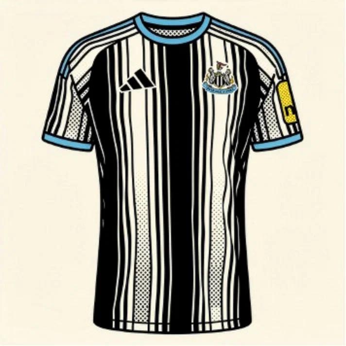 Barcode Shirt Newcastle United