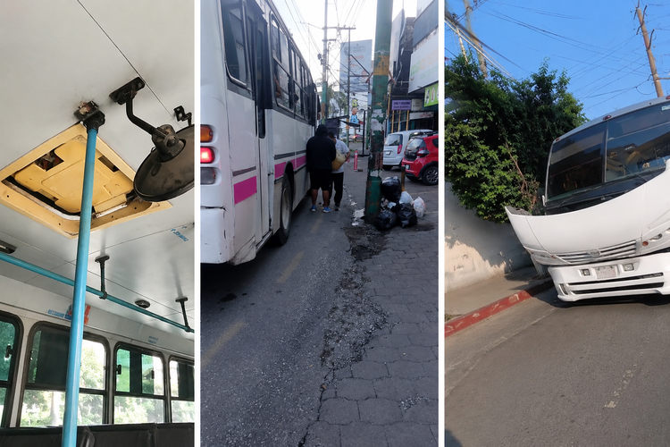 Viajar o jugarse la vida: así operan las rutas de Cuernavaca