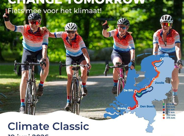 Breda startpunt van grootste klimaatfietstocht van Nederland