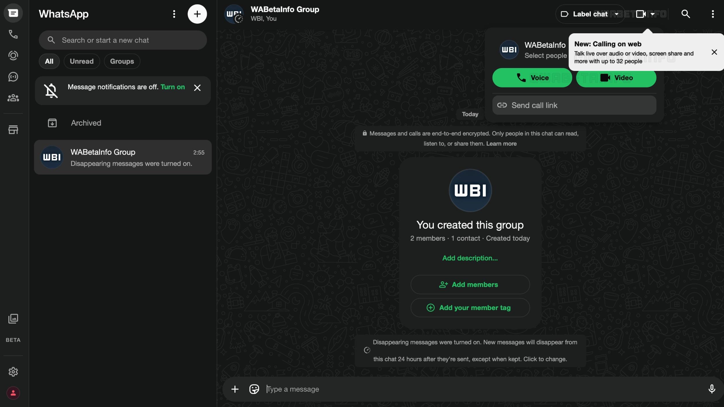 WhatsApp Web rattrape enfin son retard : les appels de groupe arrivent dans le navigateur