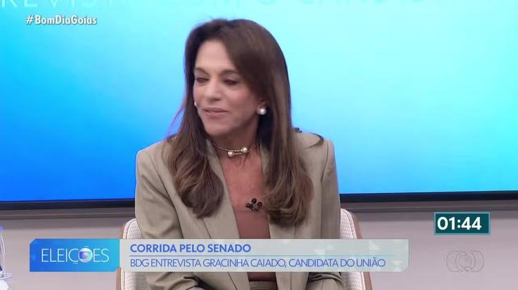 VÍDEOS: Gracinha Caiado é entrevistada no Bom dia Goiás