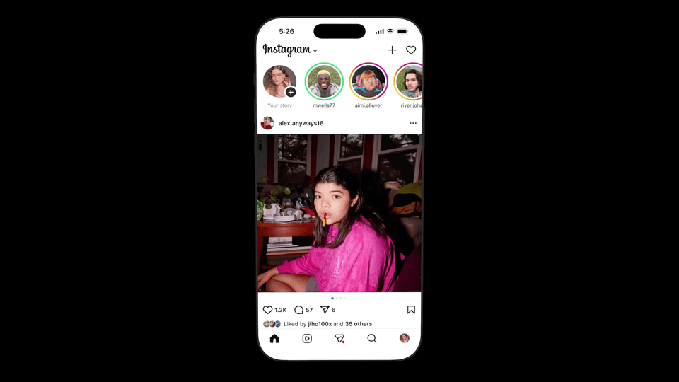 Instants A New Way to Share in the Moment Header