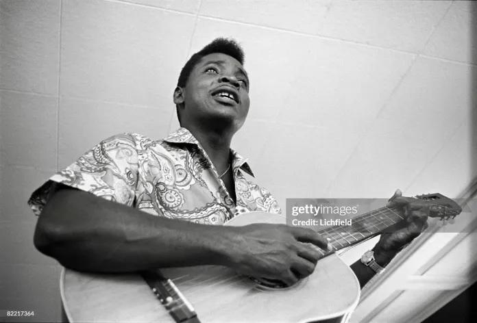 FLASHBACK - Trinidadian calypso singer, songwriter, and guitarist, Mighty Sparrow (aka Slinger Francisco), performing at the Trinidad Carnival, 17th February 1967. (Photo by Lichfield Archive via Getty Images).