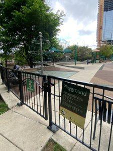 A.Montgomery Ward Park Playground Temp Closure
