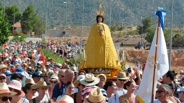 #Aspe se prepara para la romería al Hondón en honor a la Virgen de las Nieves