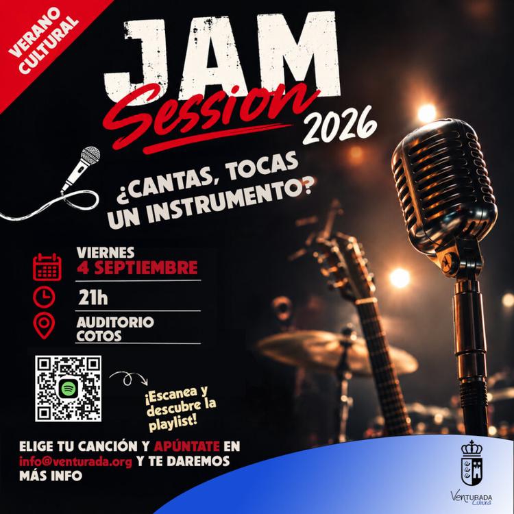 ¡Llega la Jam Session 2026 a Venturada!