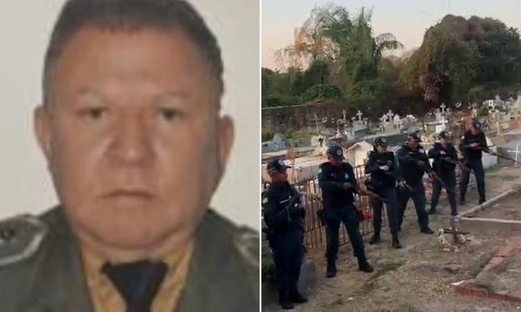 Vídeo: Capitão da PM morto a tiros em Teresina é sepultado sob homenagens e comoção